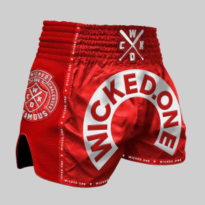 Short de Muay Thai Wicked One | Rouge | Herd