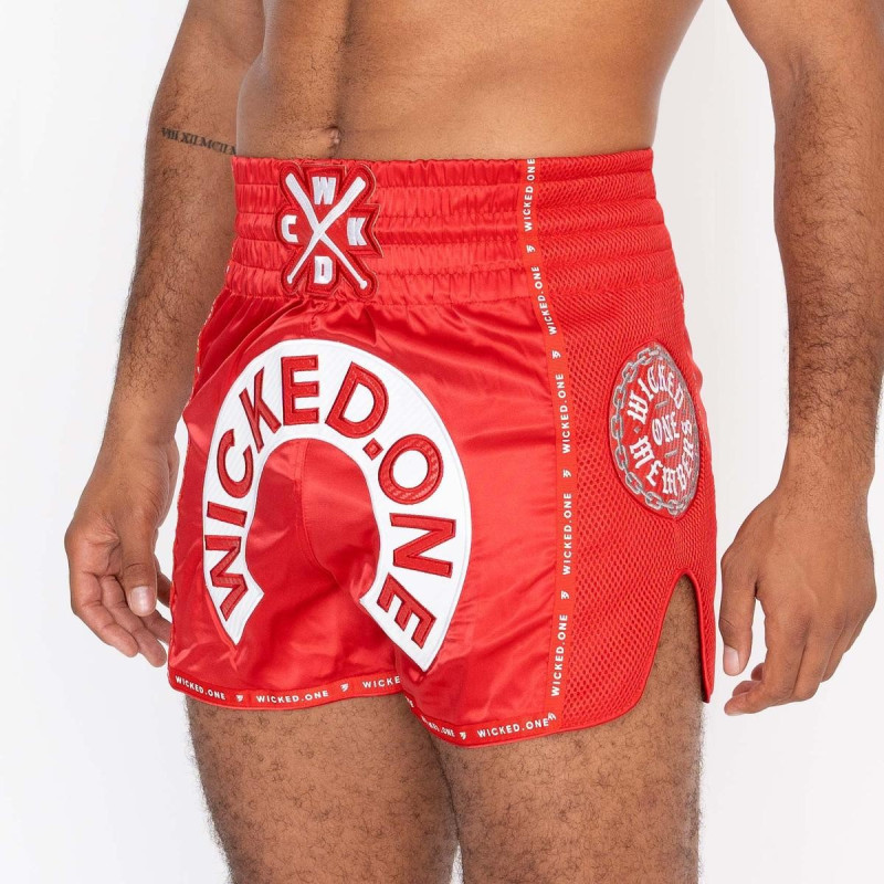 Short de Muay Thai Wicked One | Rouge | Herd