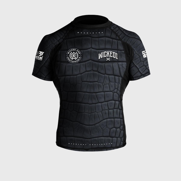 Rashguard Wicked One | Noir/Gris | Caïman