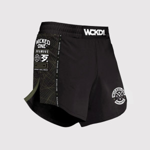 Short MMA Wicked One | Noir/Kaki | Element Metavers