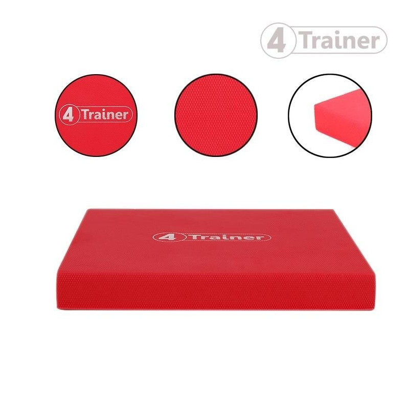 Balance Pad 4TRAINER | Rouge | Coussin d'Instabilité