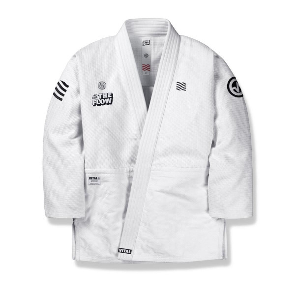 Kimono JJB Vital | Blanc | FLOW | IBJJF