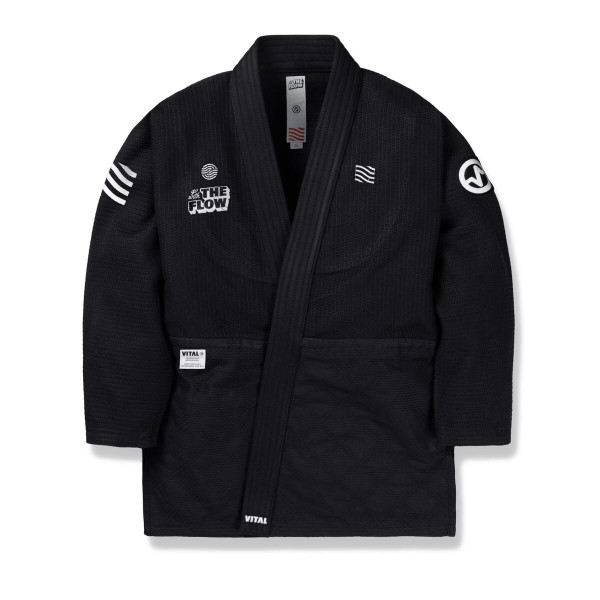 Kimono JJB Vital | Noir | FLOW | IBJJF