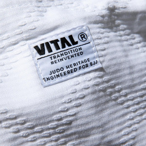 Kimono JJB Vital | Blanc | FLOW | IBJJF