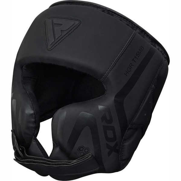 Casque de Boxe RDX Sports | Noir | T15 Matte Black