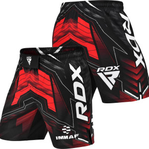 Short MMA RDX Sports | Rouge | IMMAF-1 | IMMAF