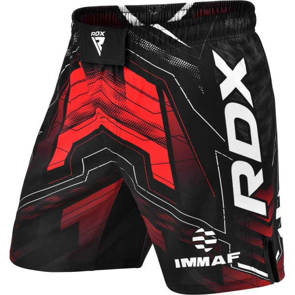 Short MMA RDX Sports | Rouge | IMMAF-1 | IMMAF