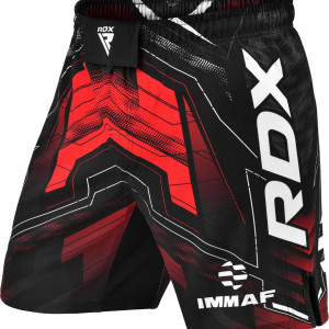 Short MMA RDX Sports | Rouge | IMMAF-1 | IMMAF