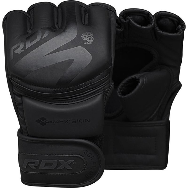 Gants de Grappling RDX SPORTS | Noir | F15 Matte Black