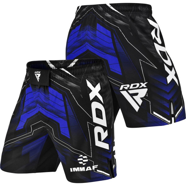 Short MMA RDX Sports | Bleu | IMMAF-1 | IMMAF