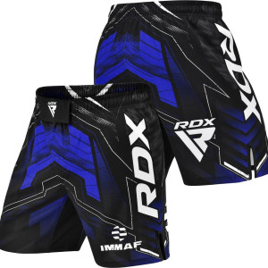 Short MMA RDX Sports | Bleu | IMMAF-1 | IMMAF