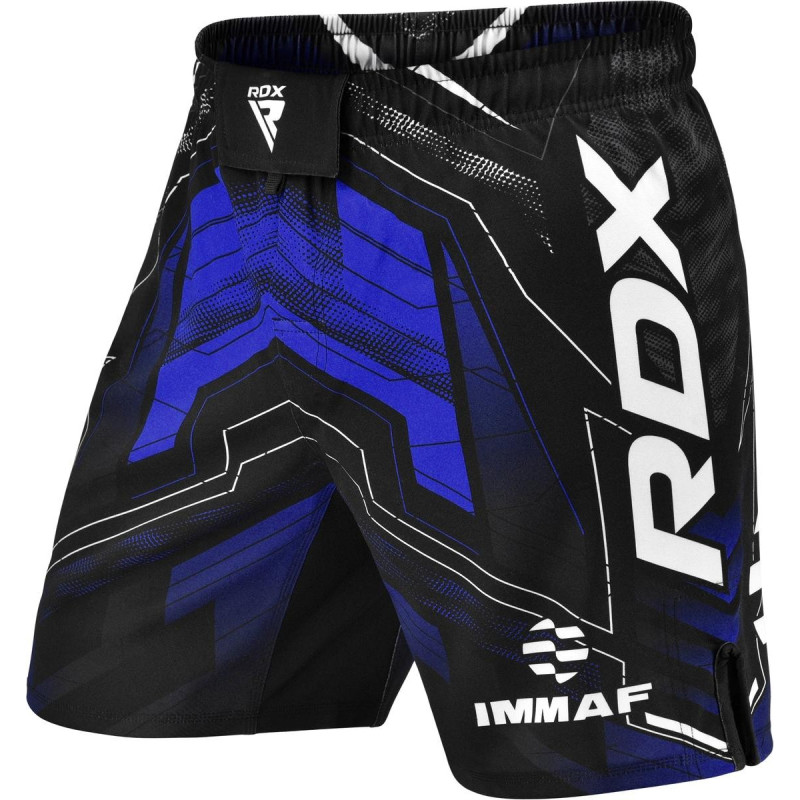Short MMA RDX Sports | Bleu | IMMAF-1 | IMMAF
