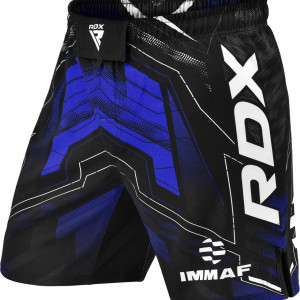 Short MMA RDX Sports | Bleu | IMMAF-1 | IMMAF