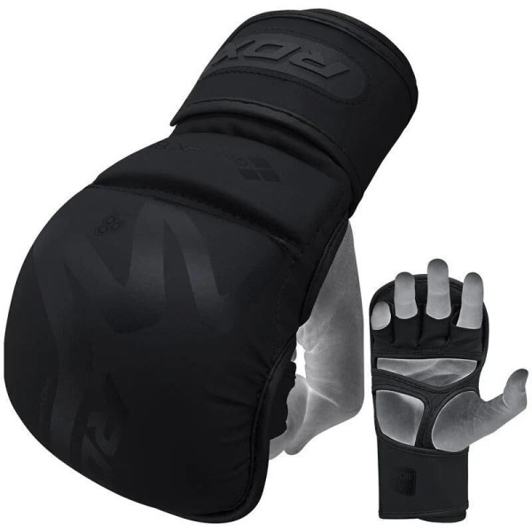 Gants de Grappling RDX SPORTS | Noir | T-15