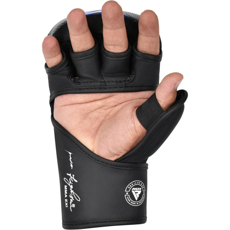 Gants de Grappling RDX Sports | Bleu | IMMAF-1 Shooter | IMMAF