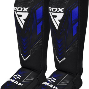 Protège-tibias RDX Sports | Bleu | Néoprène IMMAF