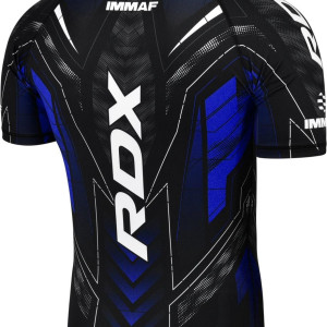 T-shirt compression RDX Sports | Bleu | IMMAF | IMMAF