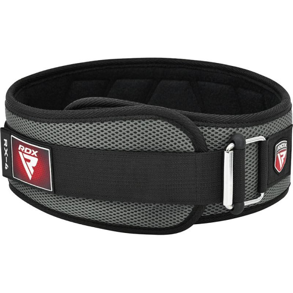 Ceinture Musculation RDX Sports | Grise | RX4 EVA Curve