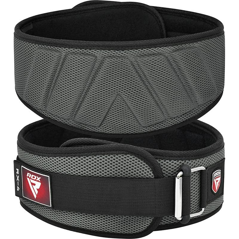 Ceinture Musculation RDX Sports | Grise | RX4 EVA Curve