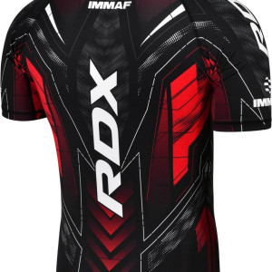 T-shirt compression RDX Sports | Rouge | IMMAF | IMMAF