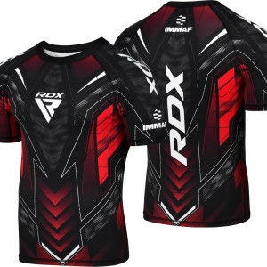 T-shirt compression RDX Sports | Rouge | IMMAF | IMMAF