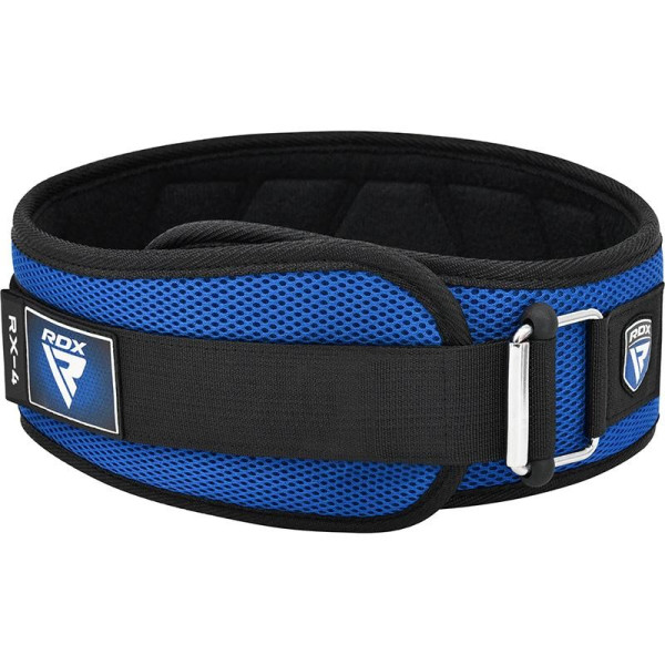 Ceinture Musculation RDX Sports | Bleue | RX4 EVA Curve