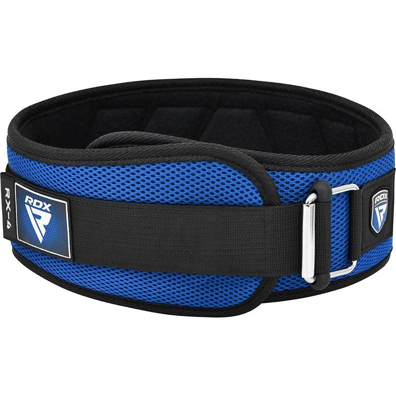 Ceinture Musculation RDX Sports | Bleue | RX4 EVA Curve