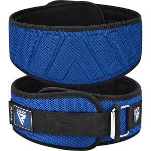 Ceinture Musculation RDX Sports | Bleue | RX4 EVA Curve