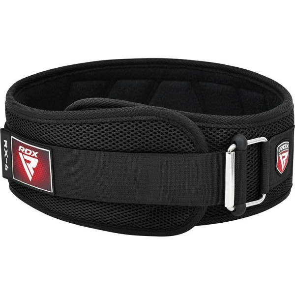 Ceinture de Musculation RDX Sports | Noire | RX4 EVA Curve