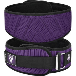 Ceinture Musculation RDX Sports | Violette | EVA Curve RX4