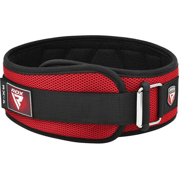 Ceinture de Musculation RDX Sports | Rouge | RX4 EVA Curve