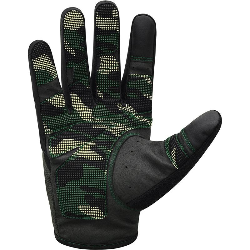 Gants d'Entraînement RDX Sports | Army Green | T2 Full Finger