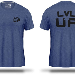 T-Shirt LVLUP | Bleu