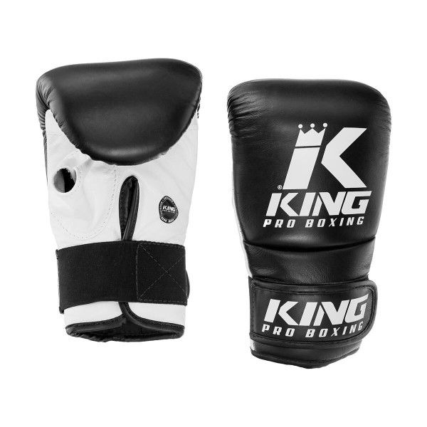Gants de Sac King Pro Boxing | Blanc/Noir | KPB