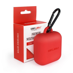 Étui Protège-Dents SAFEJAWZ | Rouge | Silicone Case