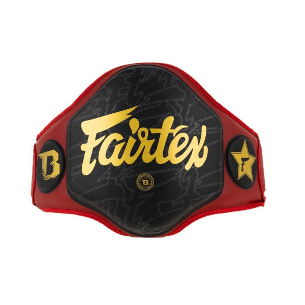 Plastron de Frappe Fairtex x Booster | Noir/Rouge/Or | FXB