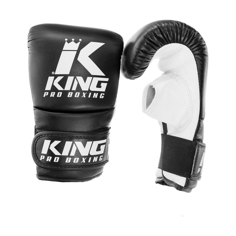 Gants de Sac King Pro Boxing | Blanc/Noir | KPB