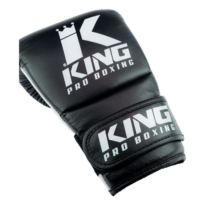 Gants de Sac King Pro Boxing | Blanc/Noir | KPB