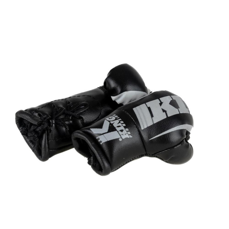 Mini Gants de Boxe King Pro Boxing | Noir/Gris | REVO