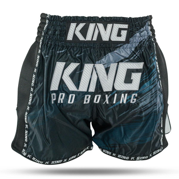 Short Muay Thai King Pro Boxing | Petrol/Black/White | KPB Storm