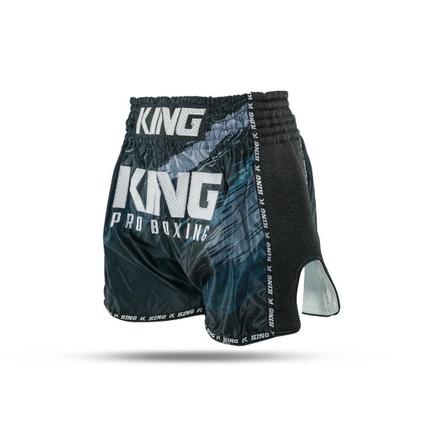 Short Muay Thai King Pro Boxing | Petrol/Black/White | KPB Storm