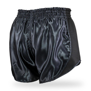 Short Muay Thai King Pro Boxing | Black | KPB Retro Mesh