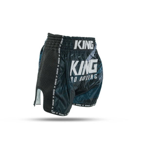 Short Muay Thai King Pro Boxing | Petrol/Black/White | KPB Storm