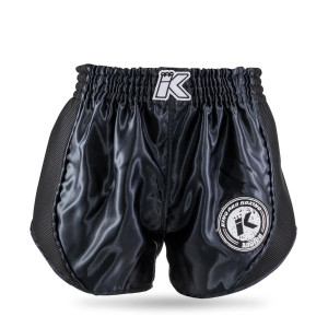 Short Muay Thai King Pro Boxing | Black | KPB Retro Mesh