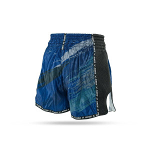 Short Muay Thai King Pro Boxing | Blue/Black/Petrol | KPB Storm 4