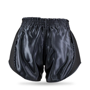 Short Muay Thai King Pro Boxing | Black | KPB Retro Mesh