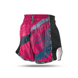 Short Muay Thaï King Pro Boxing | Pink/Black/Petrol | KPB Storm 3