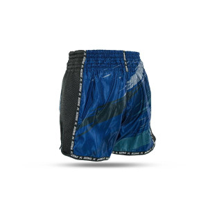 Short Muay Thai King Pro Boxing | Blue/Black/Petrol | KPB Storm 4