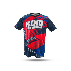 T-Shirt King Pro Boxing | Red/Blue/White | KPB Flag