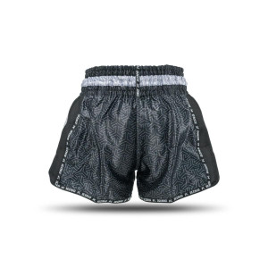 Short Muay Thai King Pro Boxing | Black/Grey/White | KPB Origin